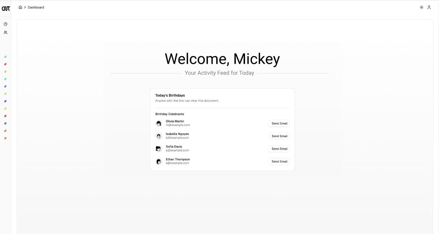 Contact hub